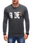 Edoti Sweatshirt für Männer Rot/Grau/Rosa/Dunkelgrau/Braun