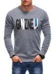 Edoti Sweatshirt für Männer Grau/Dunkelgrau/Dunkelblau