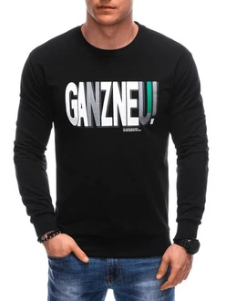 Edoti Sweatshirt für Männer Schwarz/Braun/Dunkelgrau/Dunkelrot Edoti Sweatshirt für Männer Schwarz/Braun/Dunkelgrau/Dunkelrot