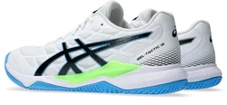 Asics GEL-TACTIC 12 Indoorschuh WEISS/DIVE BLAU