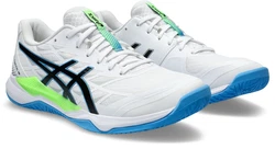Asics GEL-TACTIC 12 Indoorschuh WEISS/DIVE BLAU