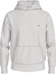 Tommy Hilfiger Sweatshirt Flag Logo Hoody Grau/Hellgrau