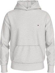 Tommy Hilfiger Sweatshirt Flag Logo Hoody Grau/Hellgrau