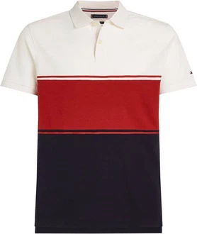Tommy Hilfiger Poloshirt COLORBLOCK REG POLO Tommy Hilfiger Poloshirt COLORBLOCK REG POLO