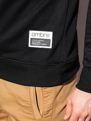 Edoti Herren Sweatshirt Schwarz/Weiß