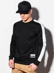 Edoti Herren Sweatshirt Schwarz/Weiß