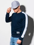 Edoti Herren Sweatshirt Dunkelblau/Hellblau