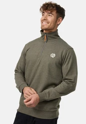 Indicode Strickpullover INCaspar Dunkelgrün/Khaki