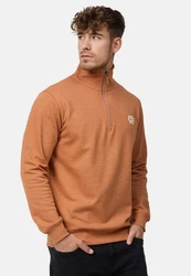 Indicode Strickpullover INCaspar Orange/Braun