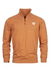 Indicode Strickpullover INCaspar Orange/Braun