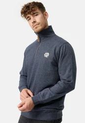 Indicode Strickpullover INCaspar Dunkelblau/Hellblau/Grau