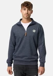 Indicode Strickpullover INCaspar Dunkelblau/Hellblau/Grau