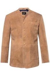 Lederjacke Lederjanker Tracht Ziegenleder Stehkragen bis 70