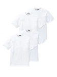 Schiesser T-Shirt American Shirt Weiß/Dunkelblau