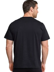Schiesser T-Shirt American Shirt Dunkelblau/Weiß/Schwarz/Dunkelgrau