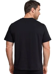 Schiesser T-Shirt American Shirt 4-tlg Schwarz/Dunkelgrau