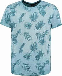 Hailys Men Kurzarmshirt Blau/Grün/Türkis