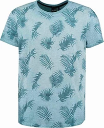 Hailys Men Kurzarmshirt Blau/Grün/Türkis