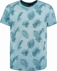 Hailys Men Kurzarmshirt Blau/Grün/Türkis