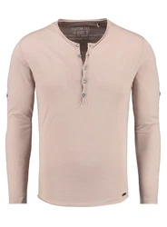 Key Largo Henleyshirt Ginger Basic Ginger (MLS00038)