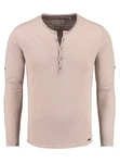 Key Largo Henleyshirt Ginger Basic Ginger (MLS00038) Key Largo Henleyshirt Ginger Basic Ginger (MLS00038)