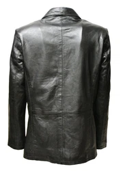 Zimmert Lederjacke Bruno Sacco Dunkelgrün/Braun/Creme/Grau/Dunkelgrau