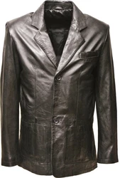 Zimmert Lederjacke Bruno Sacco Dunkelgrün/Braun/Creme/Grau/Dunkelgrau