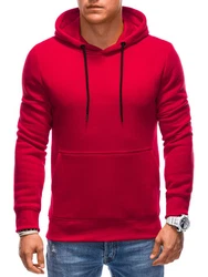 Edoti Hoodie EM-SSNZ-22FW-018 Rot/Dunkelrot