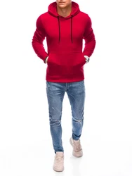 Edoti Hoodie EM-SSNZ-22FW-018 Rot/Dunkelrot