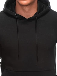 Edoti Hoodie EM-SSNZ-22FW-018 Schwarz/Dunkelgrau