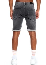 Smith & Solo Shorts 5-Pocket Style Dunkelgrau/Hellgrau/Grau/Schwarz