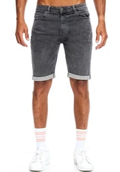 Smith & Solo Shorts 5-Pocket Style Dunkelgrau/Hellgrau/Grau/Schwarz