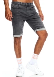 Smith & Solo Shorts 5-Pocket Style Dunkelgrau/Hellgrau/Grau/Schwarz