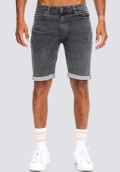 Smith & Solo Shorts 5-Pocket Style Dunkelgrau/Hellgrau/Grau/Schwarz