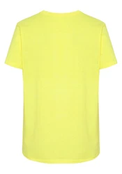 Chiemsee Print-Shirt T-Shirt mit Frontprint (1) Gelb/Neonfarben