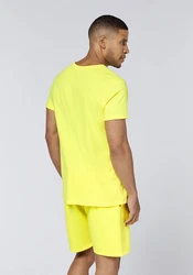Chiemsee Print-Shirt T-Shirt mit Frontprint (1) Gelb/Neonfarben
