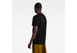 G-STAR HQ Print Shirt Schwarz/Grün/Rot