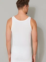 Schiesser Tanktop Herren Shirts (2-tlg) Weiß/Grau/Creme/Hellgrau/Dunkelgrau