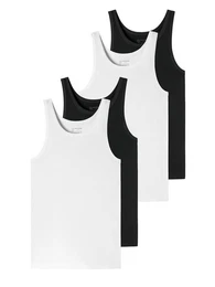 Unterhemd 95/5 Organic Cotton (4-St) unterhemd unterzieh-shirt rmellos