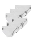 Schiesser Rioslip 95/5 Stretch Grau/Weiß/Hellgrau