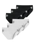 Schiesser Rioslip 95/5 Stretch Weiß/Grau/Hellgrau/Dunkelgrau
