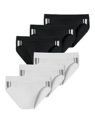Schiesser Rioslip 95/5 Stretch Weiß/Grau/Hellgrau/Dunkelgrau