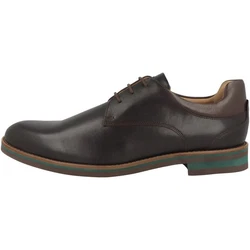 GORDON & BROS Herren Schnürschuh Vince Adigo Dunkelbraun/Braun