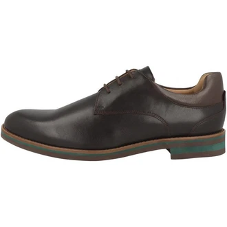 GORDON & BROS Herren Schnürschuh Vince Adigo Dunkelbraun/Braun