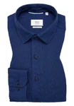 Eterna Langarmhemd MODERN FIT EASY IRON Dunkelblau/Blau/Hellblau