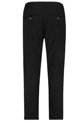 Eight2Nine Chinos Herren Leinen Hose Schwarz/Creme