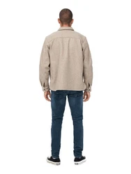 ONLY & SONS Langarmhemd Ash Beige/Khaki