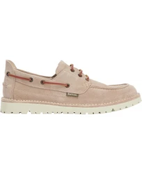 Barbour Lederhalbschuh Mousa Schnürschuh taupe