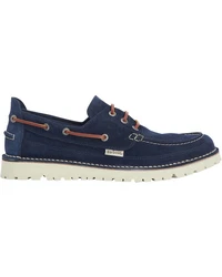 Barbour Lederhalbschuh Mousa Schnürschuh Blau/Dunkelblau/Hellblau
