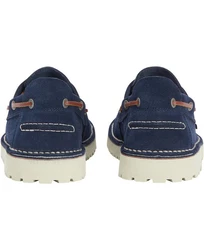 Barbour Lederhalbschuh Mousa Schnürschuh Blau/Dunkelblau/Hellblau